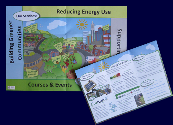 Cross Folded Leaflet Printing